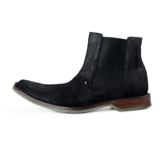 Just Cavalli Black Leather Ankle Boots Shoes main image 7